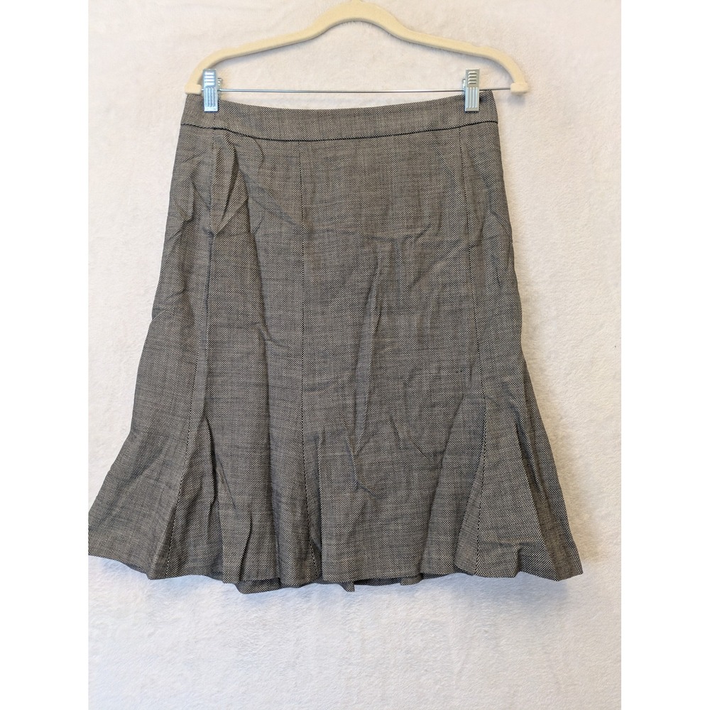 Banana Republic Women's Size 4 A-Line Skirt Wool Blend Business Casual‎ Gray